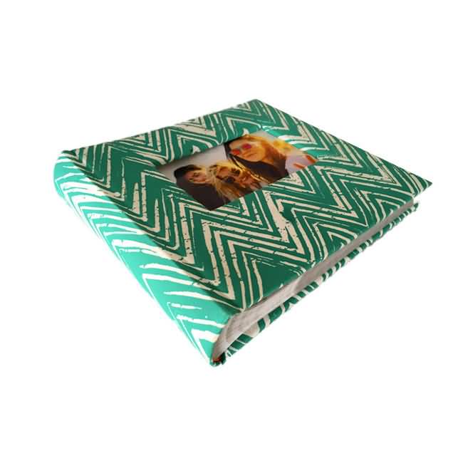 Fabric cover 200 pocket with memo book binding