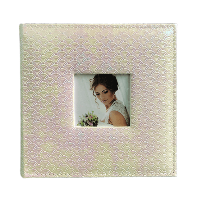 holographic leather cover 4 x 6 inch album