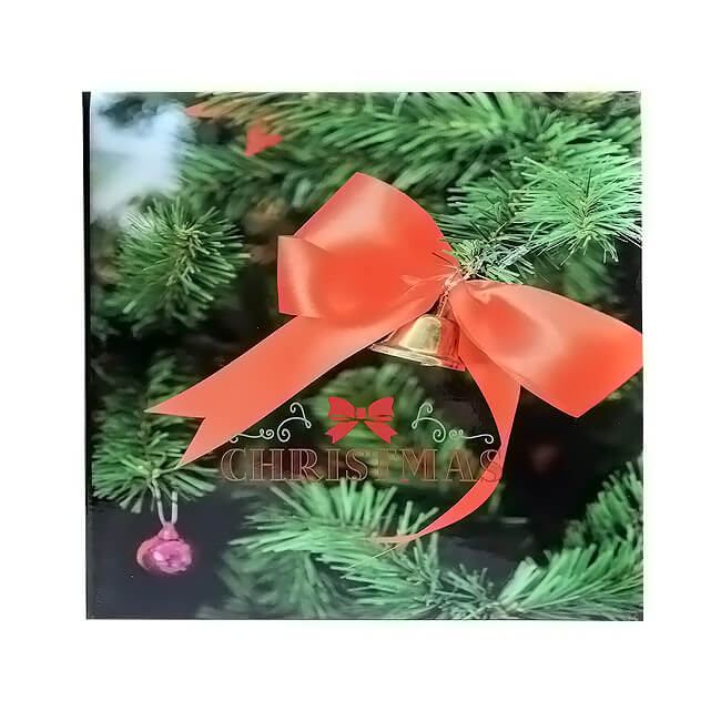 Album seasonal Christmas bow 200 pockets 10x15cm
