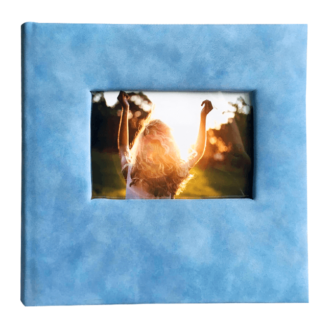 Sunshine Boy Album Velvet Blue 200 Pockets 13x18cm