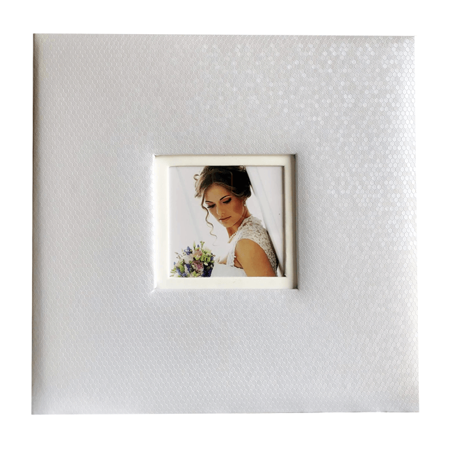 Wedding Album White 31.5x32.5cm Sticky Post binder