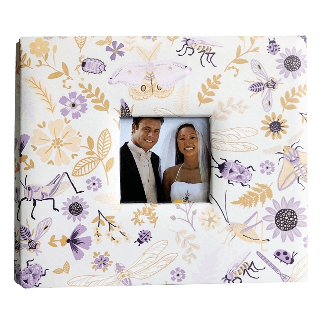 Floral DIY creative book black sheets 8"x8"