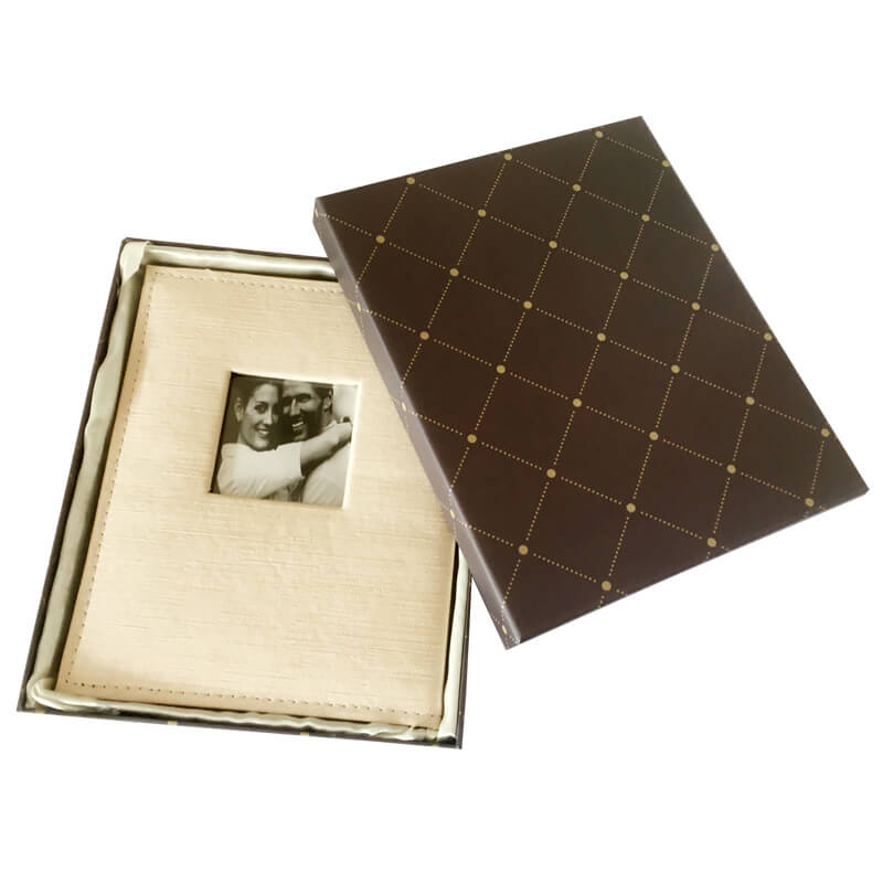 Album Gift box Leather cover 120 photos 13x18cm