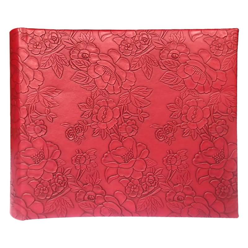 Red Rose Leather album 200 pockets 10x15cm